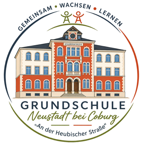 Logo der Grundschule Neustadt bei Coburg &bdquo;An der Heubischer Stra&szlig;e&ldquo;